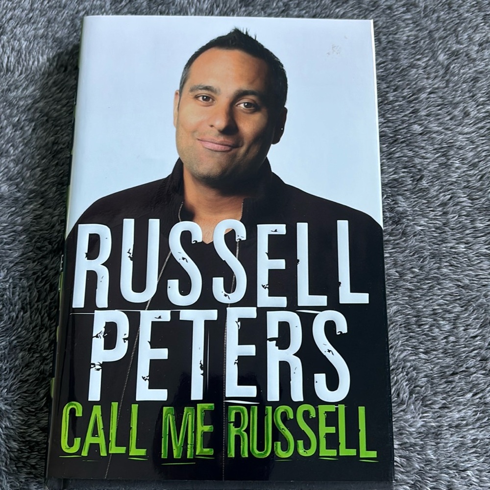 Russell peters call me Russell hardcover book